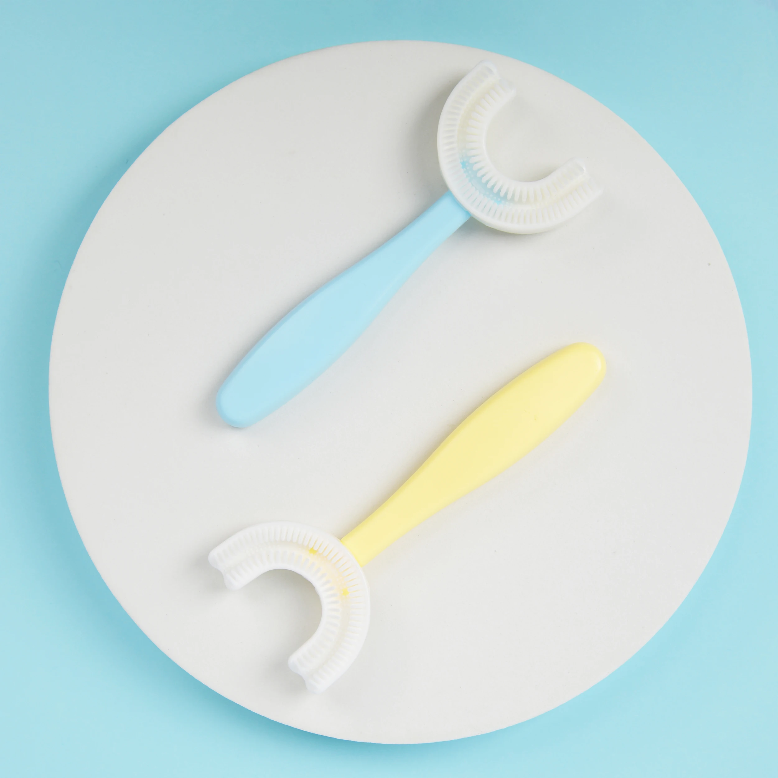 Smile Luna 7003 U Shape Baby Toothbrush High Quality 360 Nano Kid Tooth Brush