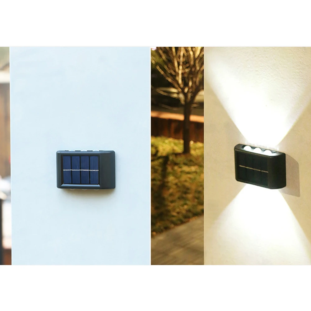 OEM/ODM Outdoor Solar Lamps Waterproof Wall Lamps Powerful Down Garden Decorative Street Lamps Home Stair Solar Powered Lights