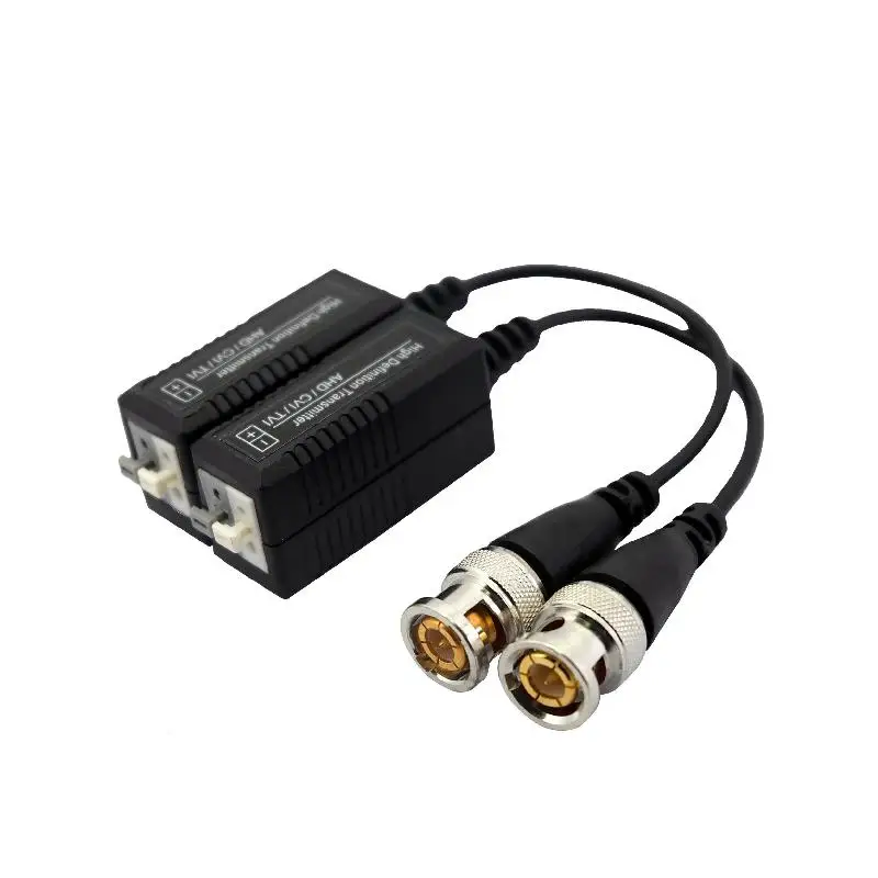 CCTV Passive HD-CVI/TVI/AHD Video Balun with Pigtail for CAT5 CAT6 and IP Analogue