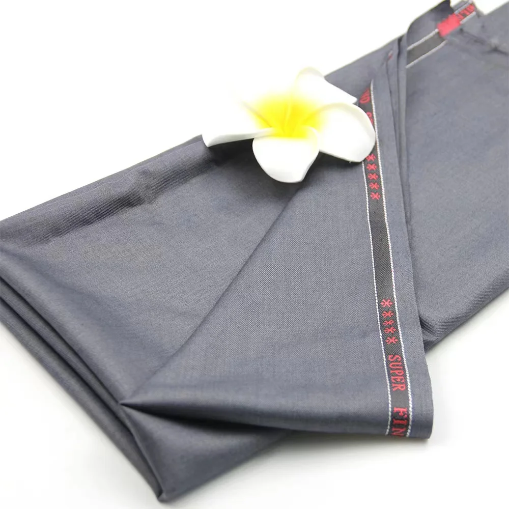 Wholesale price  ready stock solid color polyester viscose T/R fabric for mens suit