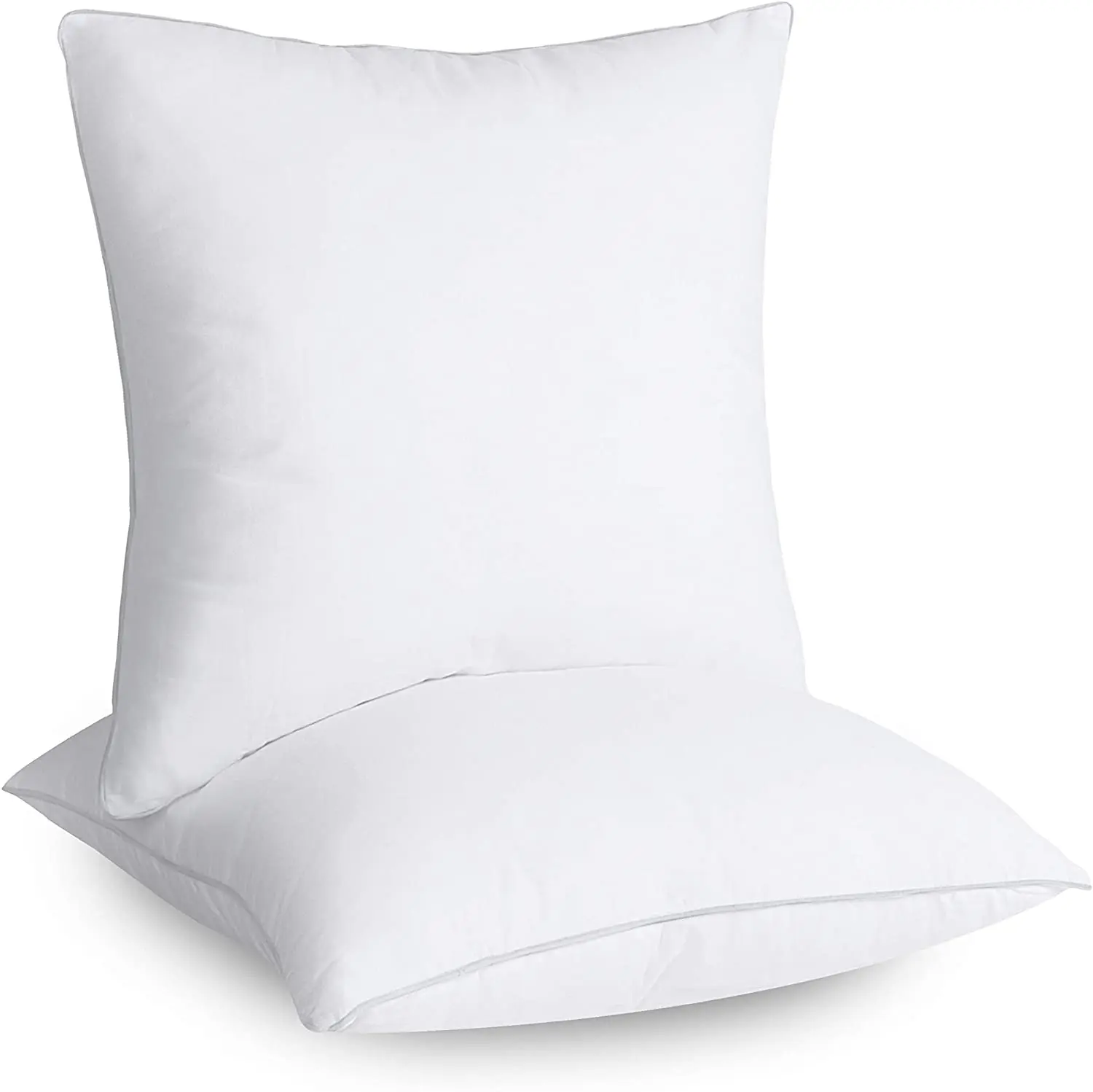 
Throw Pillows Insert With Xipper 18 x 18 Inches Bed and Couch Pillows - Indoor Decorative Pillows 