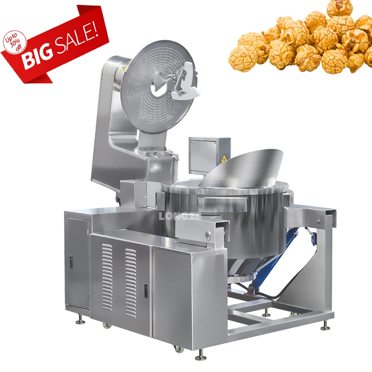 Industry Equipments Popcorn Production Line Caramel Popcorn Making Machine for Sell