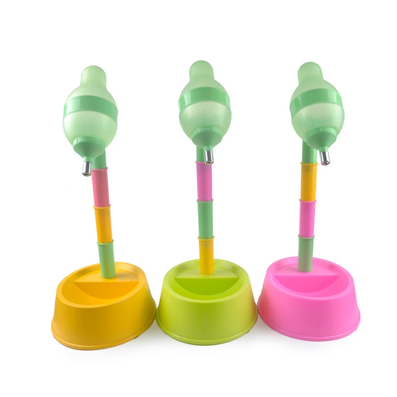 
Creative Personality Pet Dog Drinker Shape Colored Abs Plastic Safety Dog Drinker Waterers 