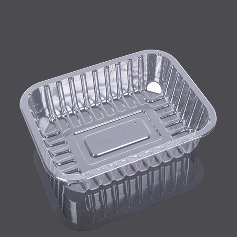Small plastic food box salad packaging sandwich box food tray fruit box fruit tray fruit packaging