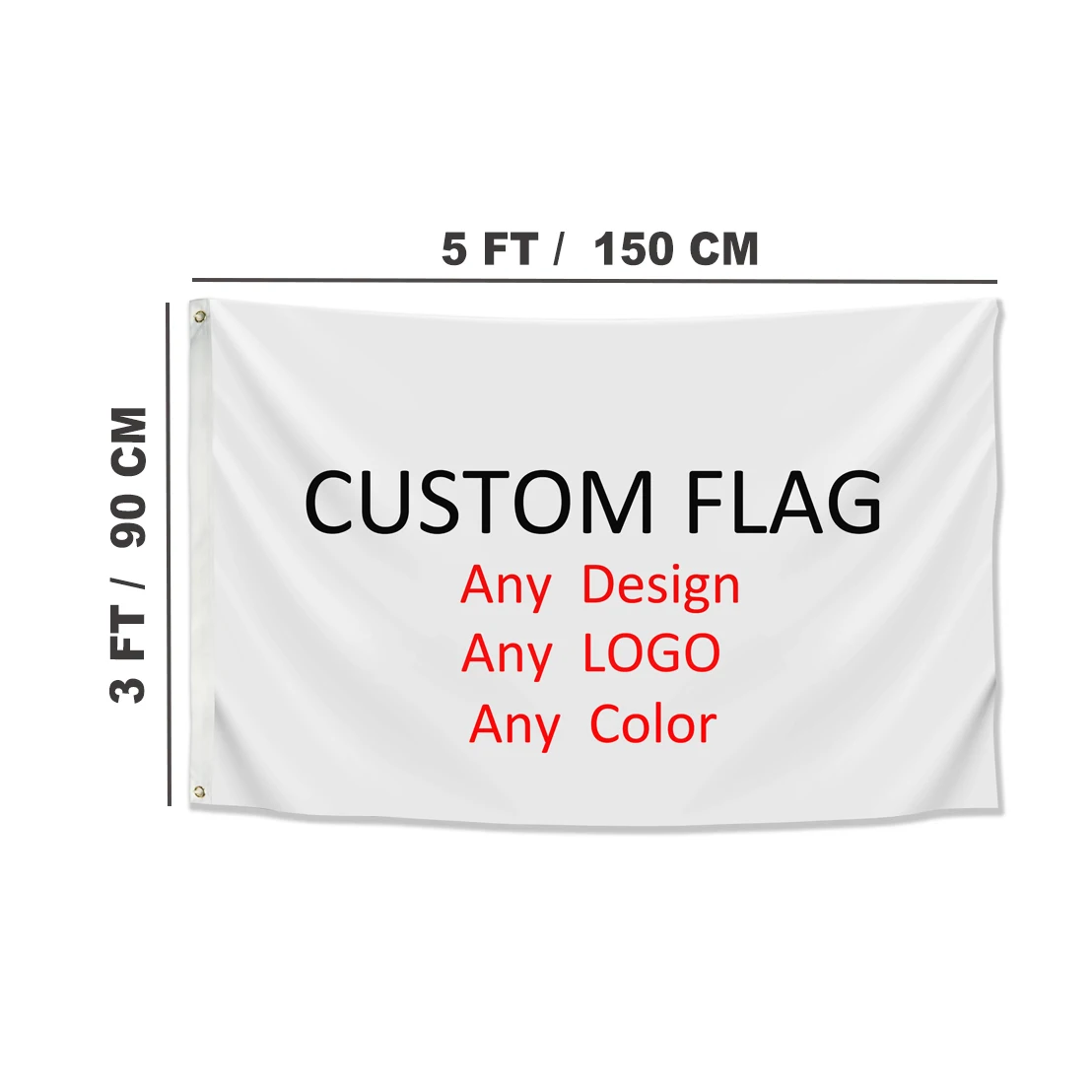 Cheap 3x5 custom flag blank Promotional Flags with your logo design any color customized custom flag