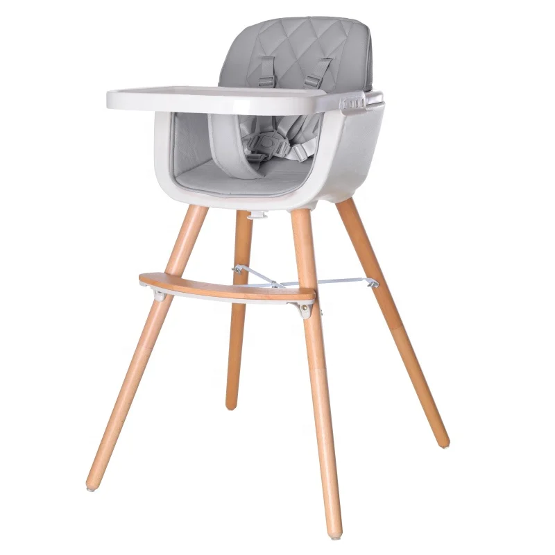 popular europe style wooden baby high chair