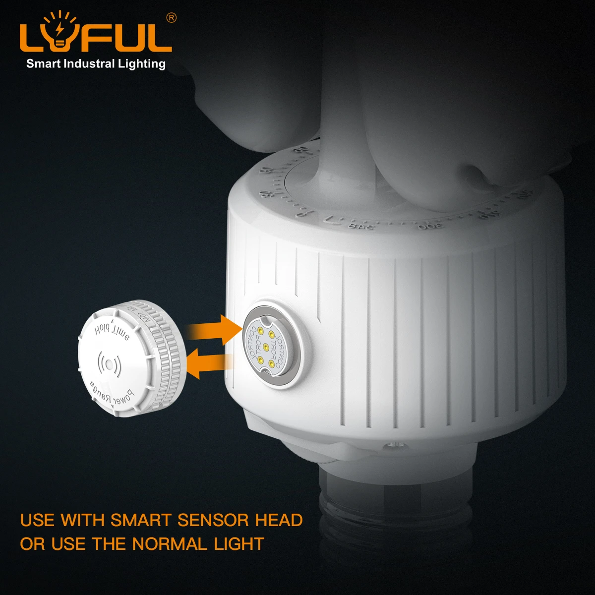 IR Sensor Commercial 150W high Bay Lighting E27 E26 B22 Hoisting