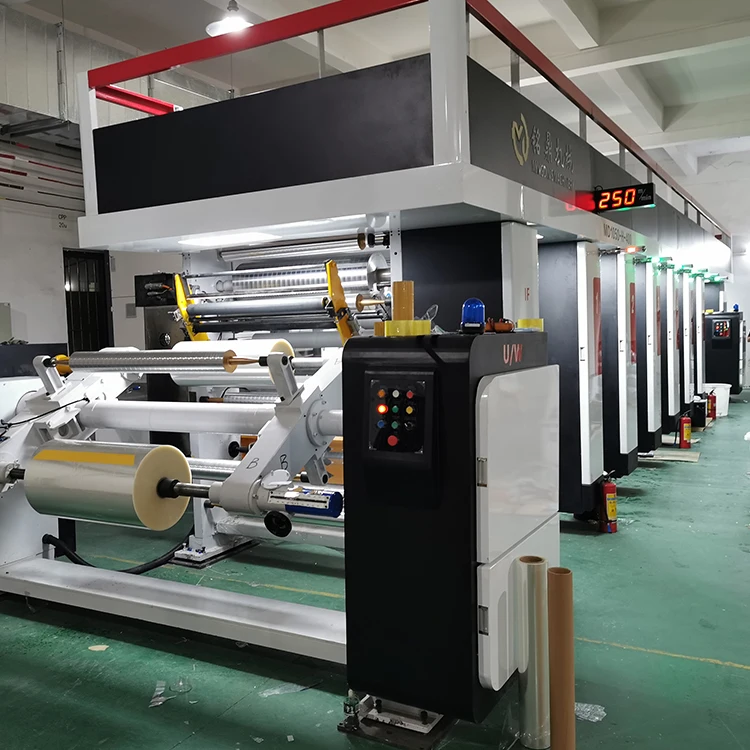 Made in China good quality new automatic 10 color ELS rotogravure printing machine