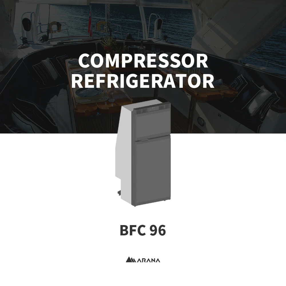 12V DC 110V 240V AC boat marine fridge refrigerator 