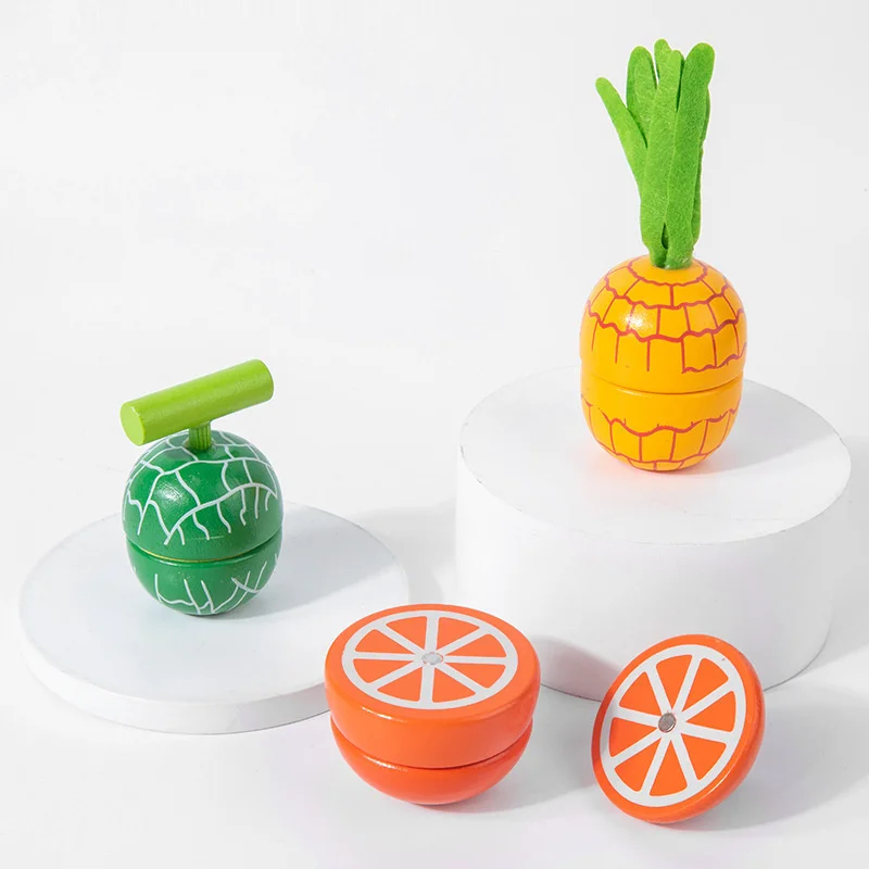 Магнитная игрушка для резки дерева фруктов и овощей