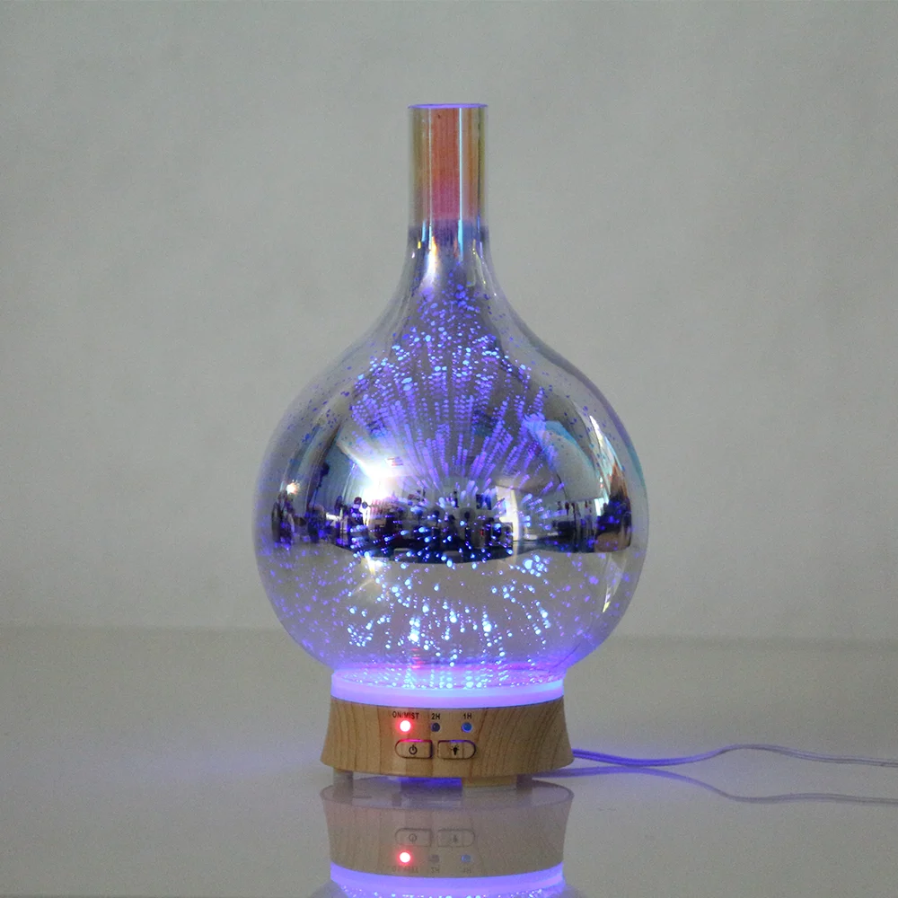 Hot Aromatherapy Essential Oil Diffuser CE Certificated Glass Aroma Diffuser