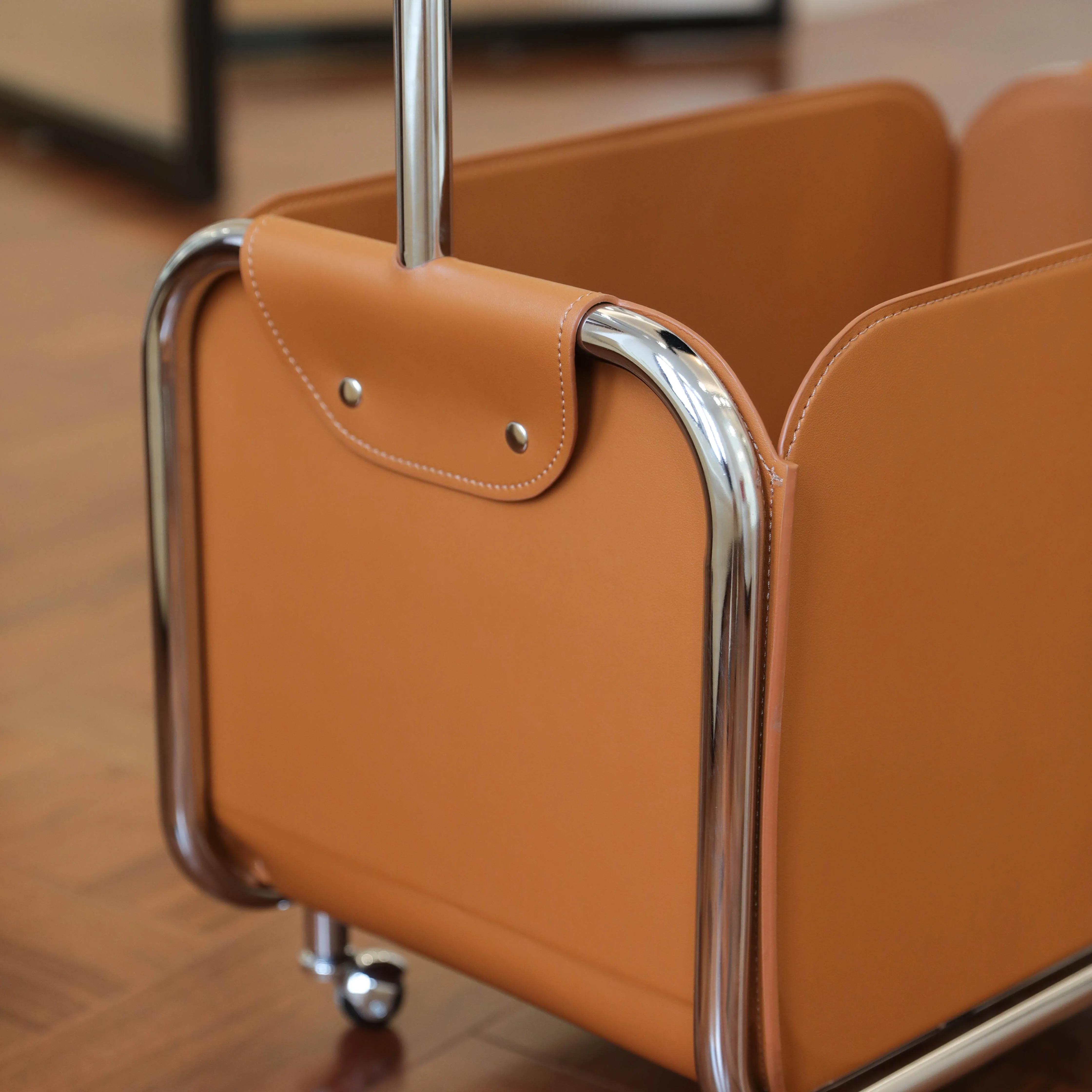 Kainice portable garments leather storage baskets bins clothes coat hanger standing space saving iron coat rack stand