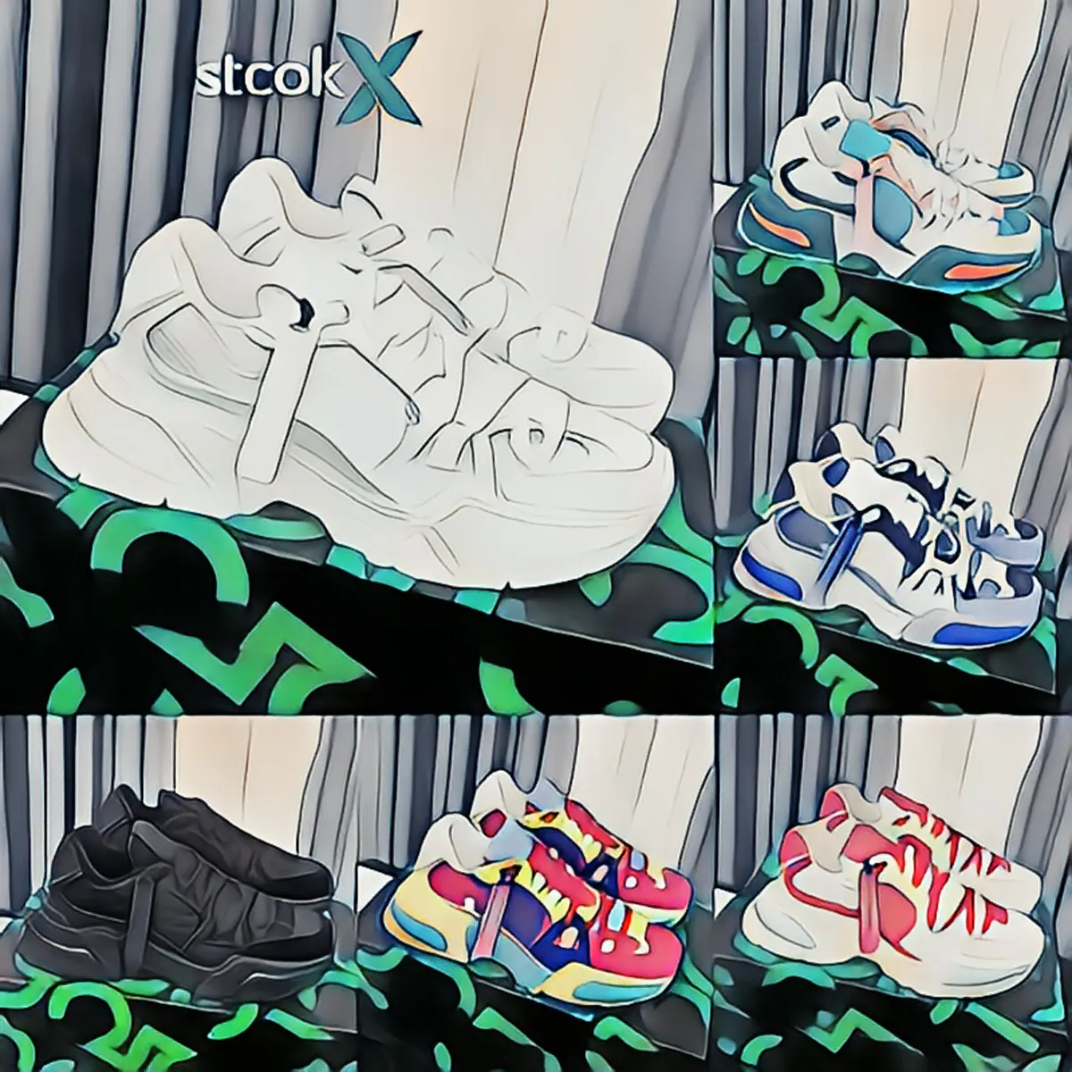 Durable Skateboarding Shoes Men Stylish Design Perfect for Board Sports Skating Activities With Original Box