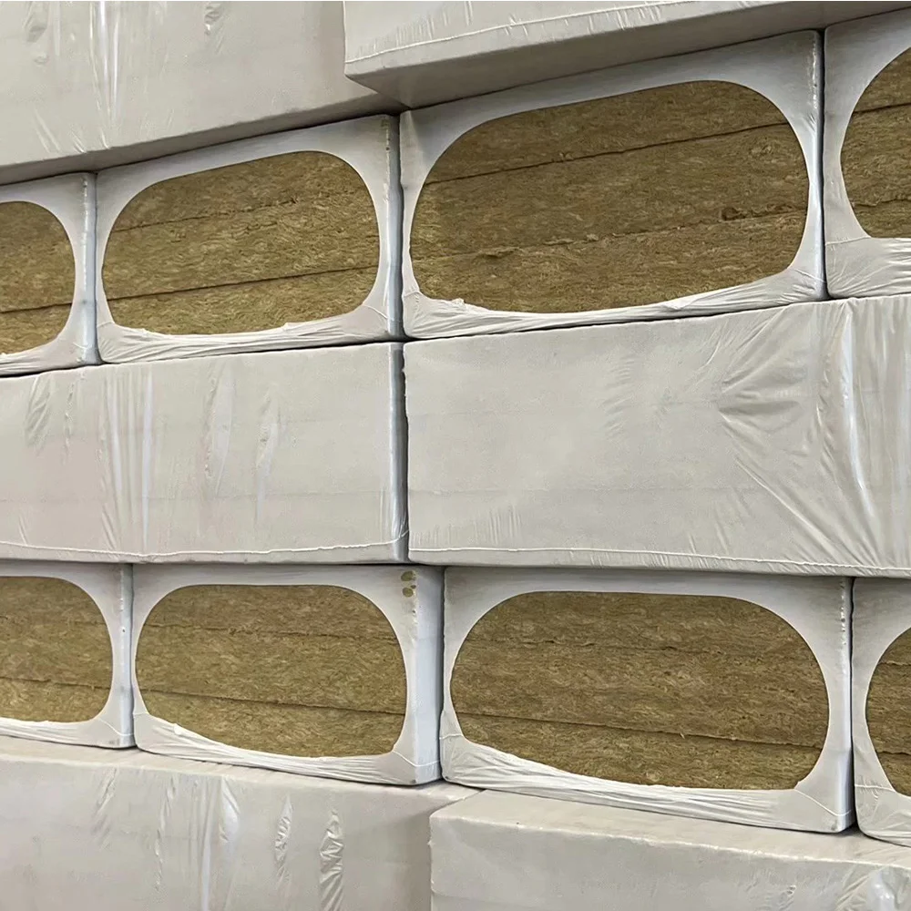 High Quality 1.2 Rock Wool Board Panel A1 Standard Fireproof Thermal Insulation 60kgs/m3 80kgs/m3 100kg/m3 Densities Made Basalt