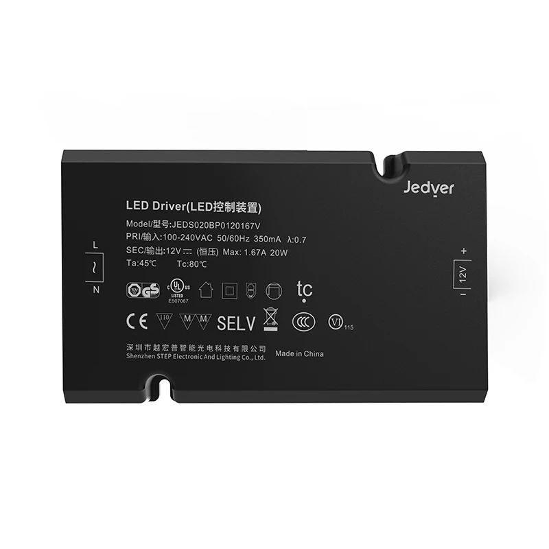 Ultra-thin LED Driver with Meanwell Power Supply and Driver