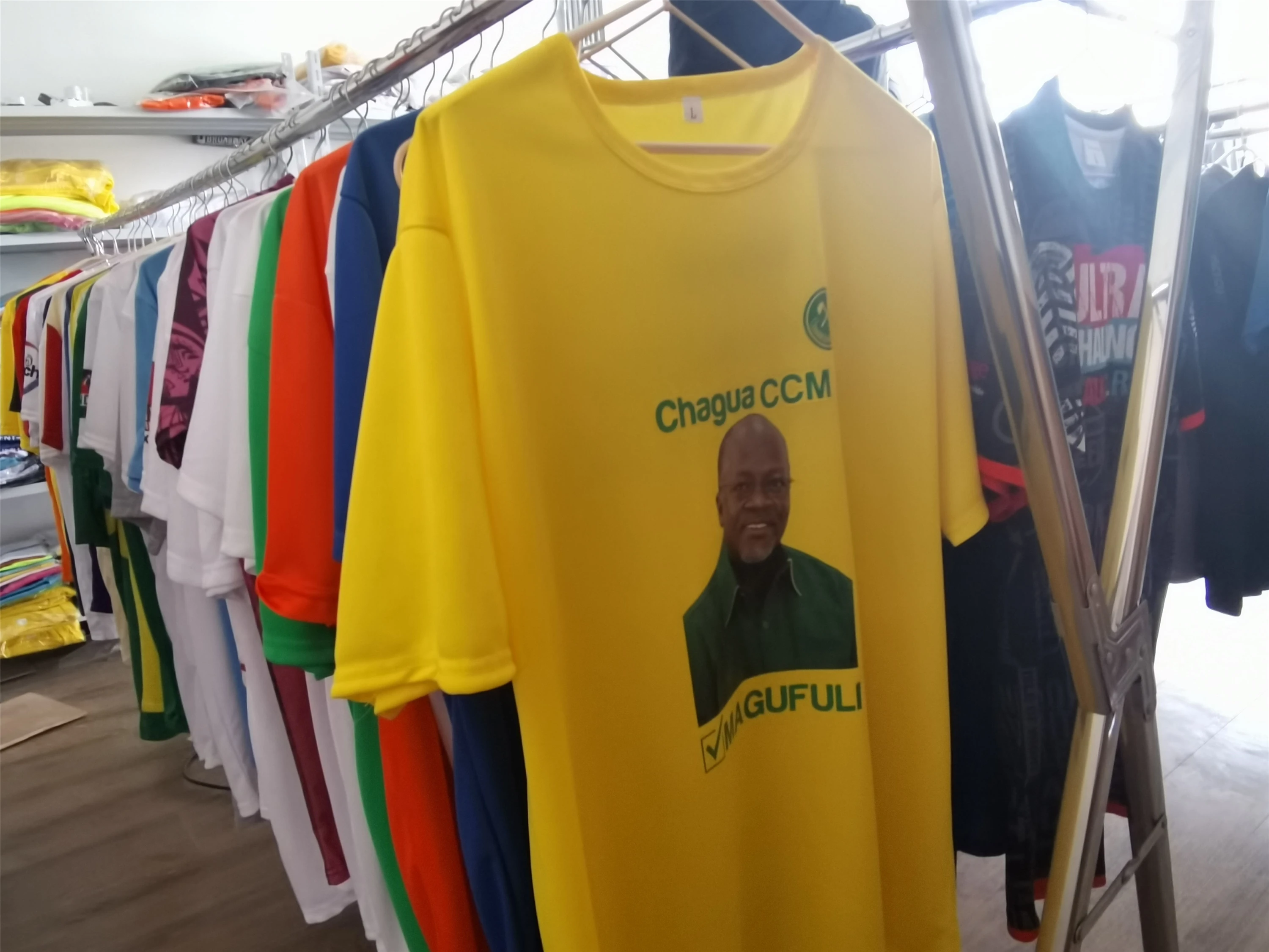 2023 Election T Shirt 120Gsm Plain Campaign Shirt Polyester Cheap White Emerald Green T Shirt