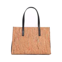 DongGuan factory custom full printing cork laptop backpack lightweight waterproof cork knapsack eco-friendly cork school bag