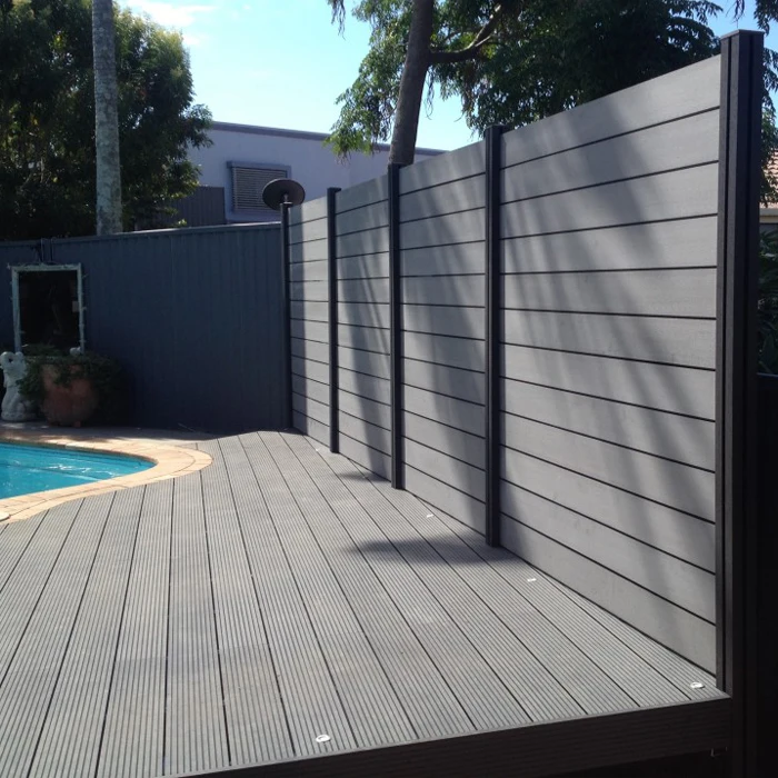 1.8m x 1.8m Swimming Pool Colorful Wood Plastic Privacy Fence Full Set Timber Bamboo Composite WPC Garden Yard House Fence Panel