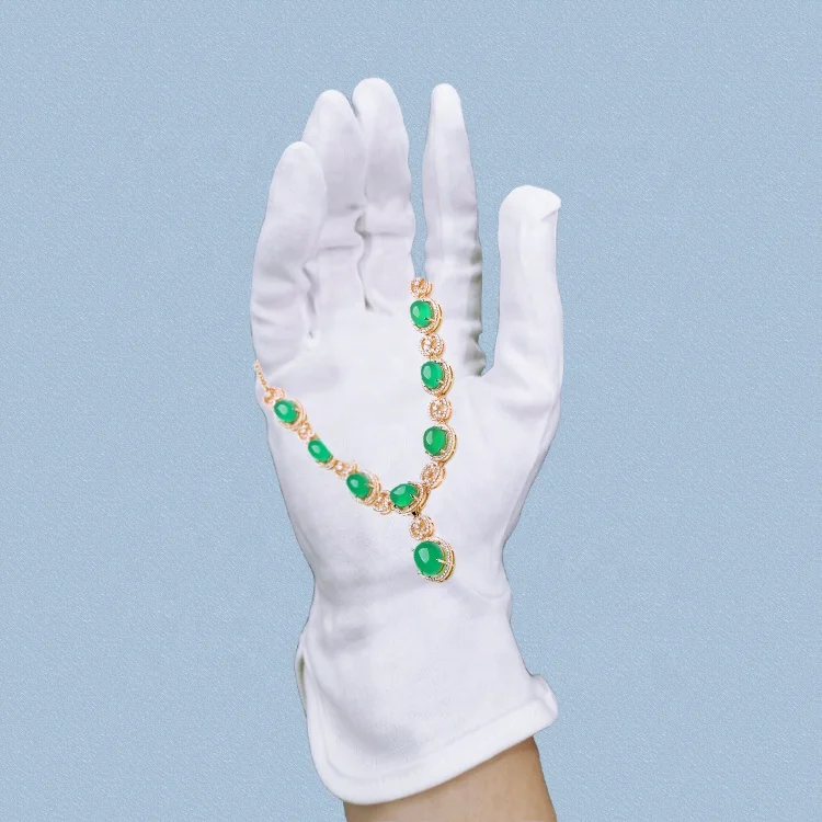 Soft Hand Jewelry Gloves for waiters Household Hands White Cotton Gloves