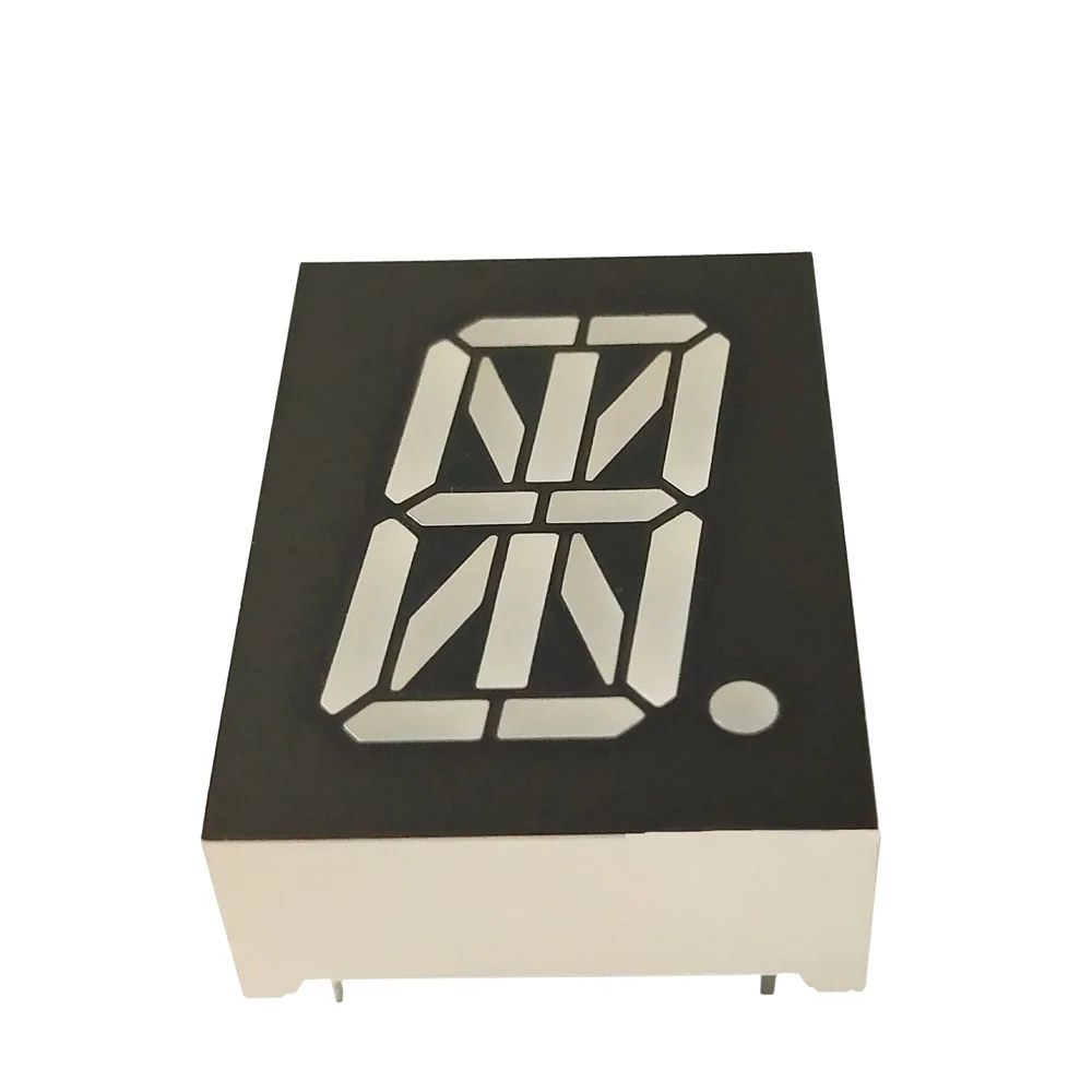 Red 16 segment alphanumeric led display 0.8 inch 14 segment led digital display 1 digit alphanumeric led display for advertising