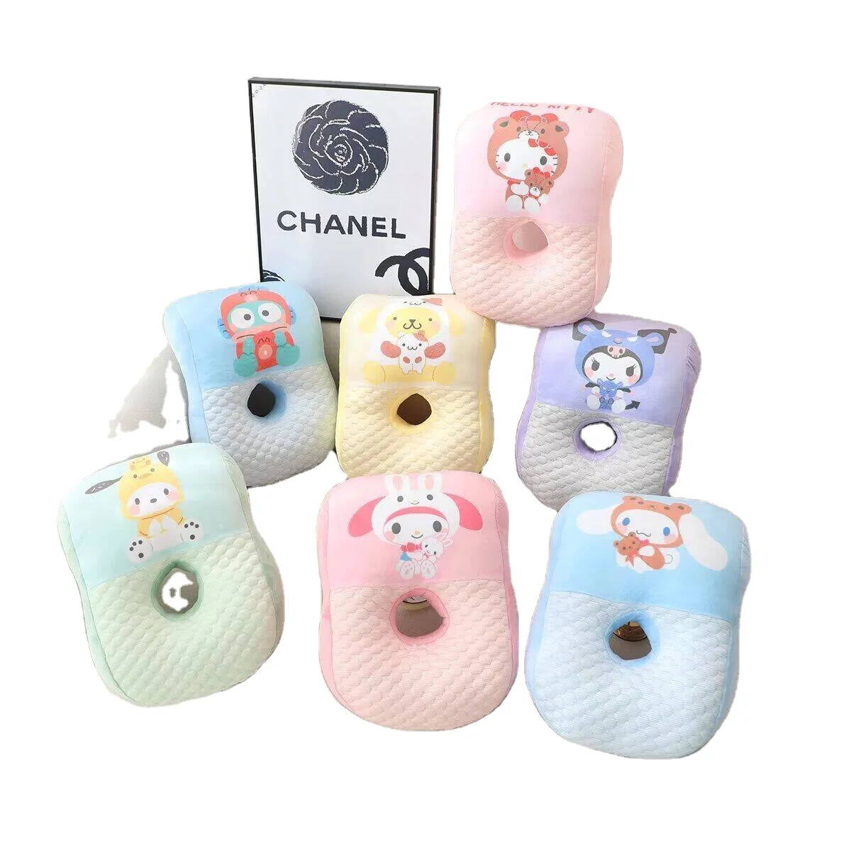 Botu  My Melody kulomi Pochacco Plush Toy Doll Pillow Cushion Kawaii Plushie Soft Blanket Lunch Break Pillow