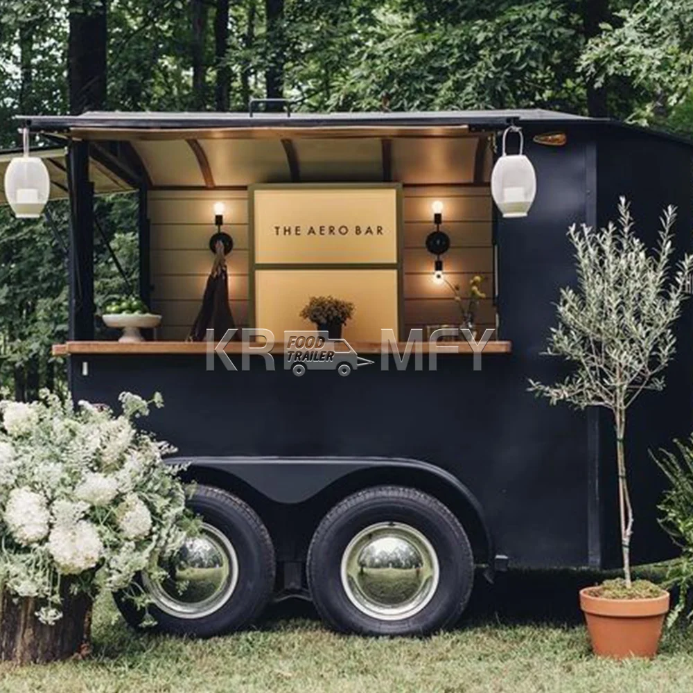 China Factory Direct Selling Food Truck for Crepe Hot Dog Ice Cream Mobile Kitchen Hotdog BBQ Food Trailers