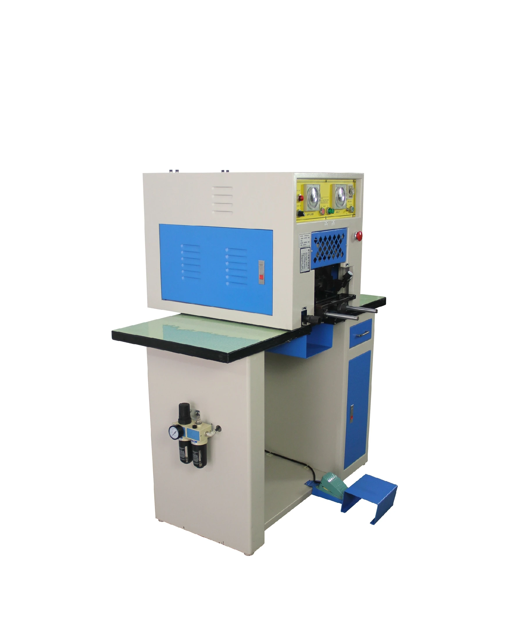 YT-830 Automatic Shoes Toe Upper Hot-melt Glue Toe Puff Printing Pressing Attaching Machine Shoes Making Machine