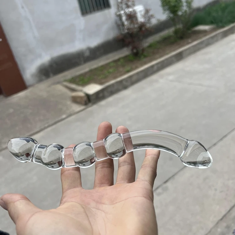 smooth . glass dildo  for . Prostate G SPOT Massager sex toy for women or men
