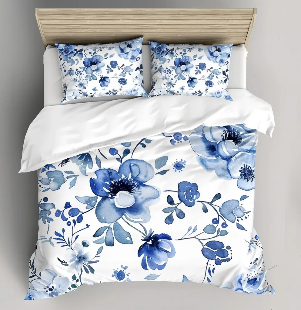 digital printing bedding set bed sheets set 24 pcs bedding set full size