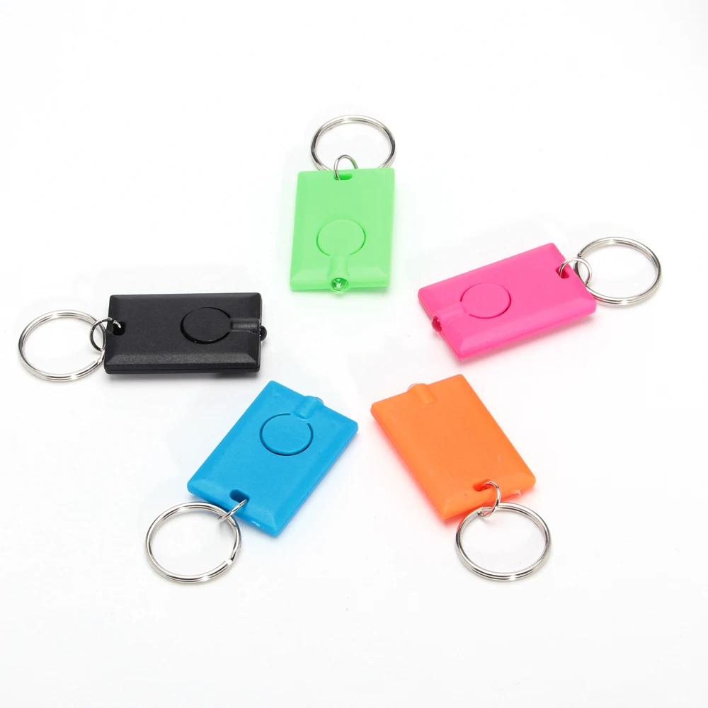 Custom Logo Button Battery Micro Light Mini Keychain Led Flashlight