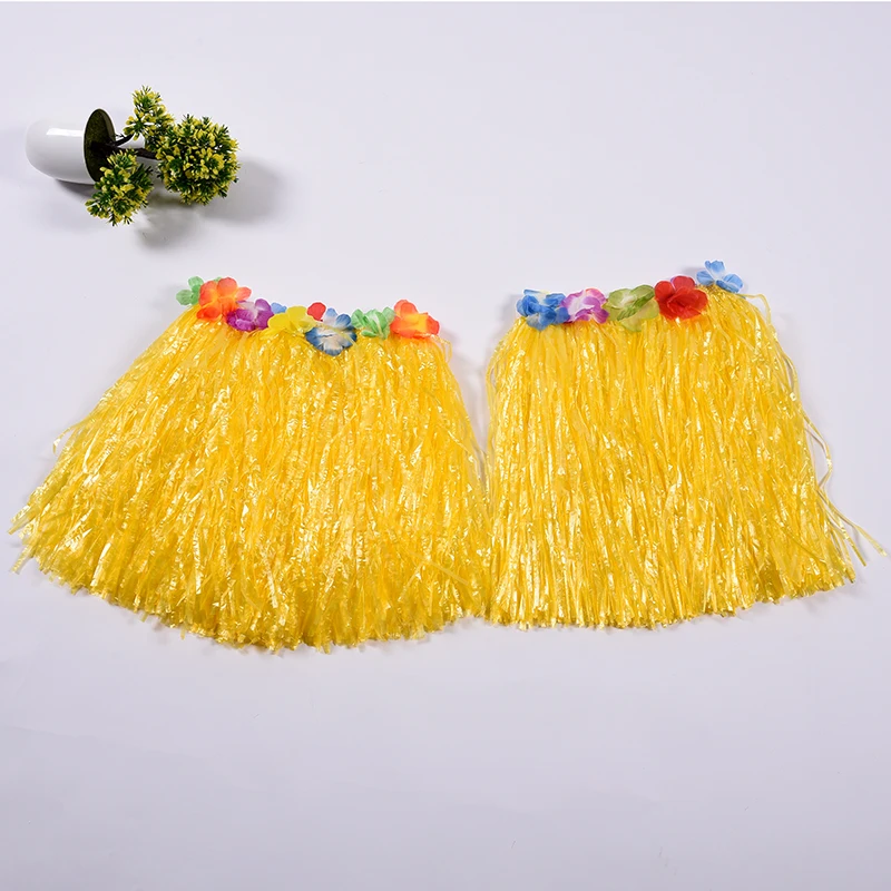 Hawaii Green Grass Skirt 40CM Girl Dress Up Hula Skirts Party Supplies Wholesale sexy adult sexy hawaii grass skirt