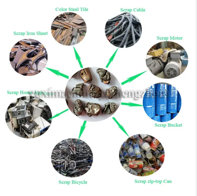 Metal Crusher Machine Mini Wast Tin Aluminum Can Shredder Scrap Metal Shredder