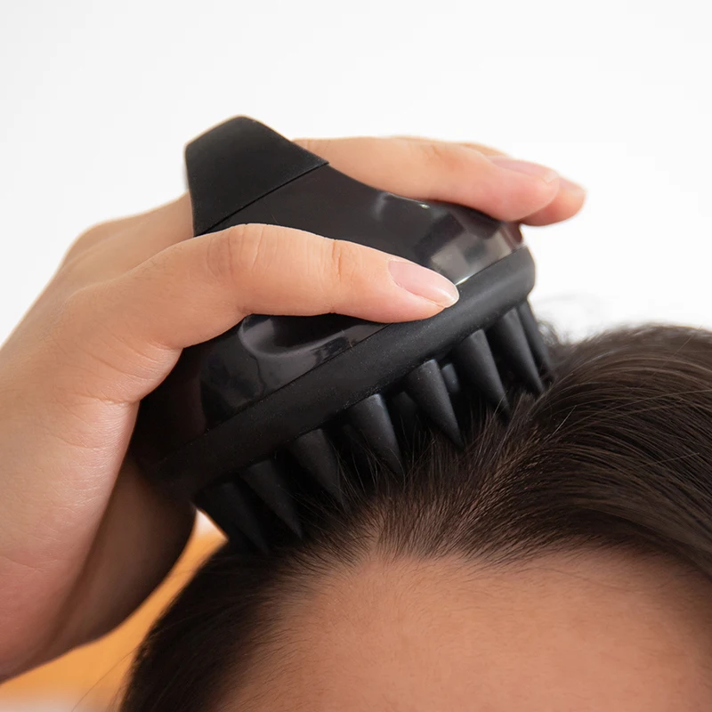 LOHAS частный логотип оптовая продажа щетка для волос силиконовый массажер кожи головы шампунь Массажная отшелушивания и массажа