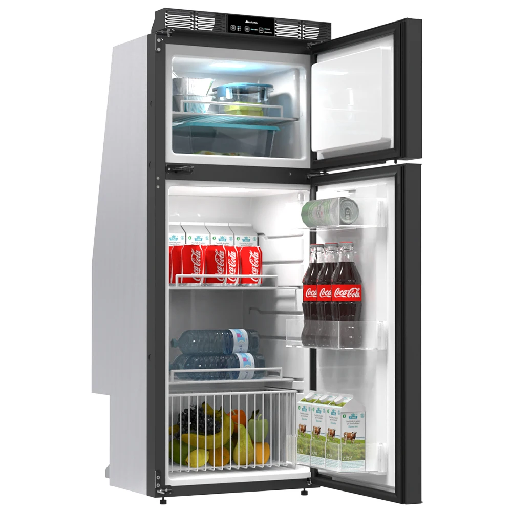 12v DC 110v 240v AC RV van Camper Motorhome fridge for factory price and hot sale