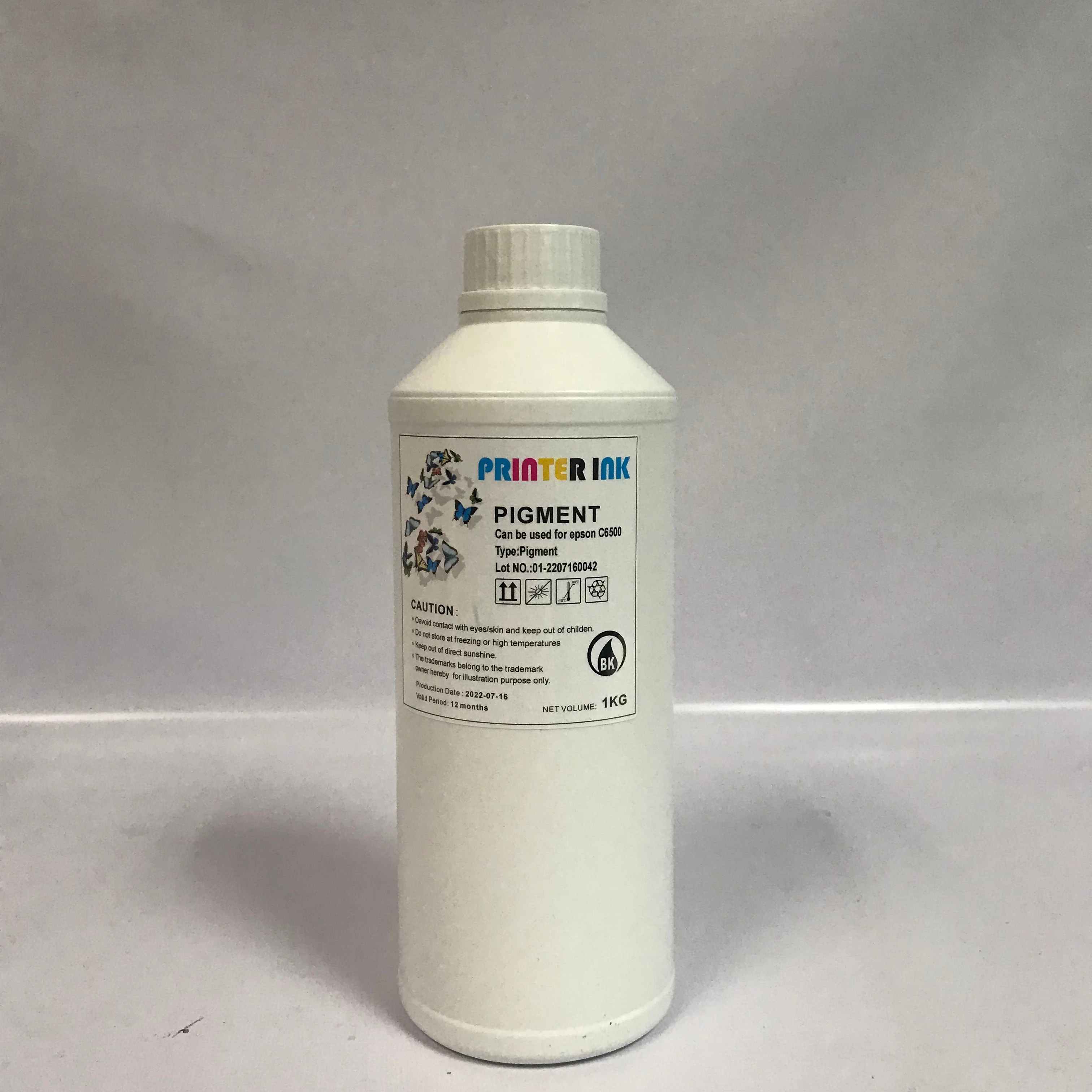 COLORTIME Printer1000ML Pigment ink for Epson ColorWorks TM C7500 C7500G C7520 C7520G label printer ink