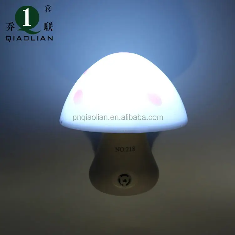 Qiaolian Home baby care Switch Nightlight lovely Mushroom Sweet Dream LED Night Light Bedroom Switch Light Safety Veilleuse