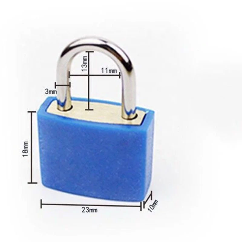 canyu lock 20mm Hot-selling plastic case luggage locks colored plastic stationery padlocks for Notebooks mini color padlocks