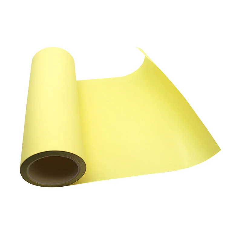 Wholesale customized yellow PE release paper giant roll isolation adhesive with minimal residue
