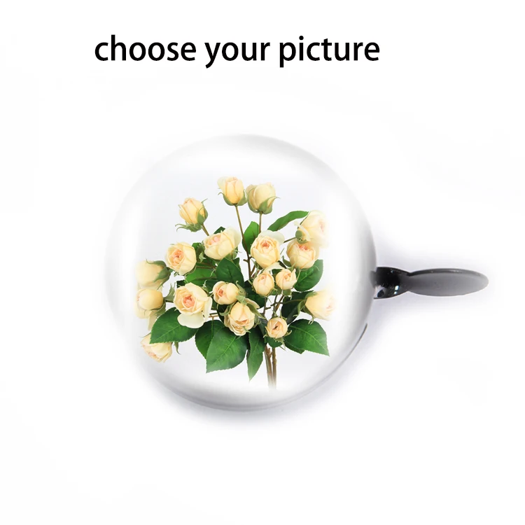 Sell Well New Type 2022 new style Small Bicycle Cycling Handlebar Ringing Bell with your flower