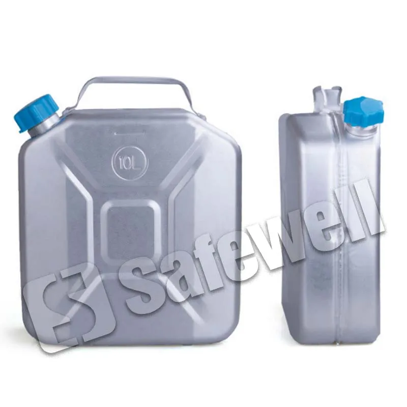 10L Aluminum Metal Jerry Can Portable Fuel Diesel Petrol Container Water Tank Storage