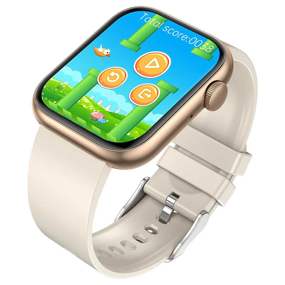 2023 qx7 smart watch 1.85 inch full screen with bt calling heart rate blood oxygen monitor baby temperature sensor smartwatch