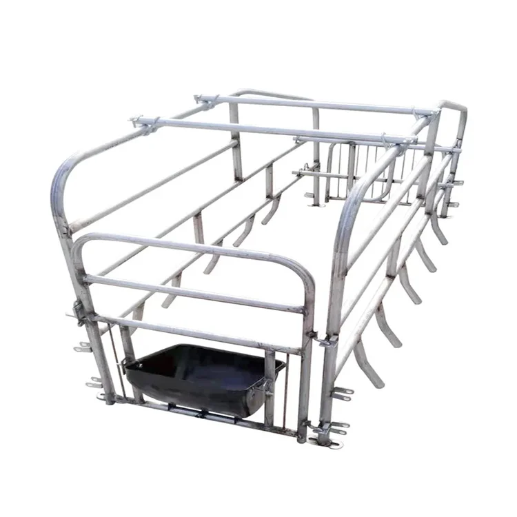 High-Quality Farm Raising Equipment Cast Pen Sow Farrowing Crate Pig Sow Cages