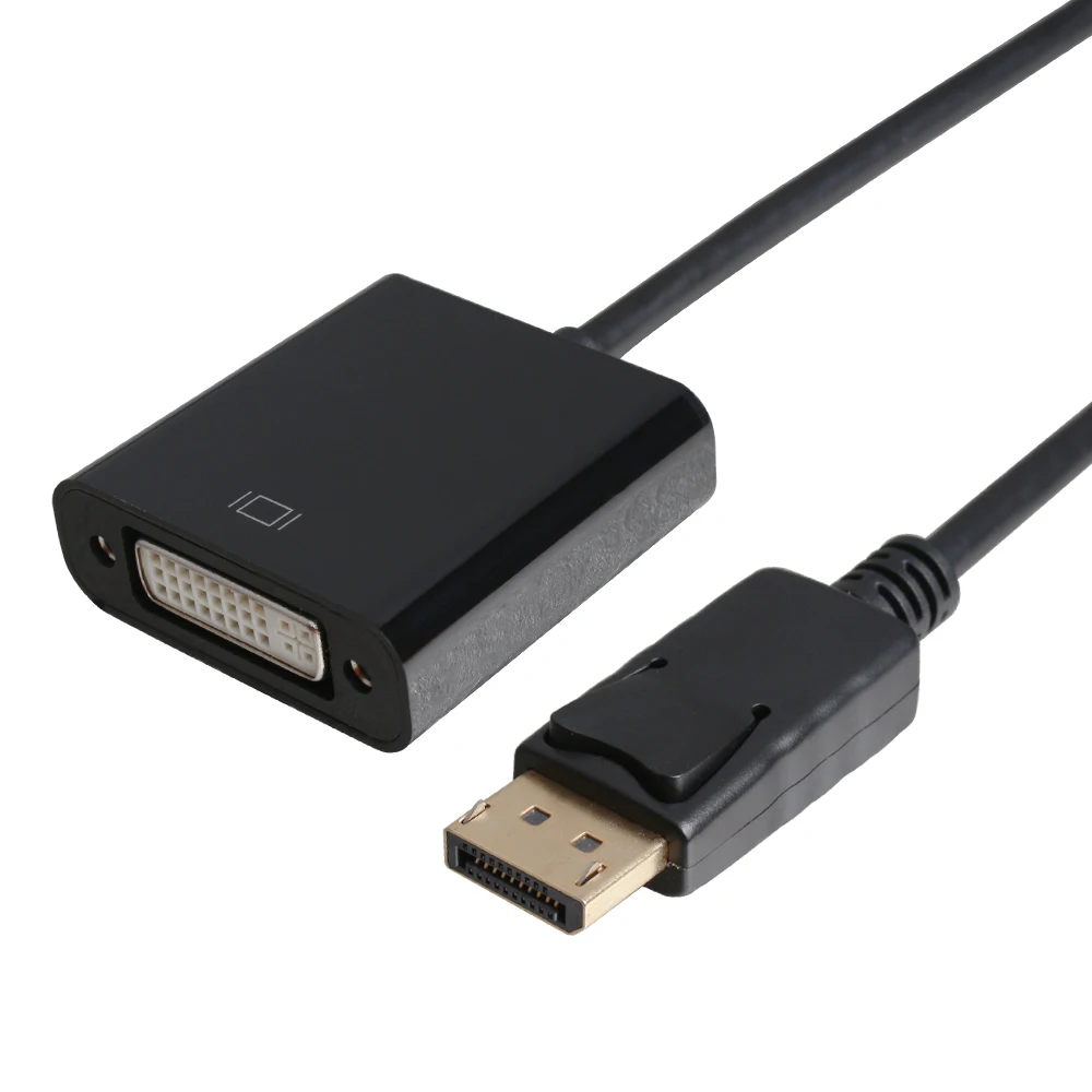
High Quality Displayport To Dvi Adapter Converter Dp To Dvi Adapter Male To Male Cable 1080P Power Adapter Plug Converter 