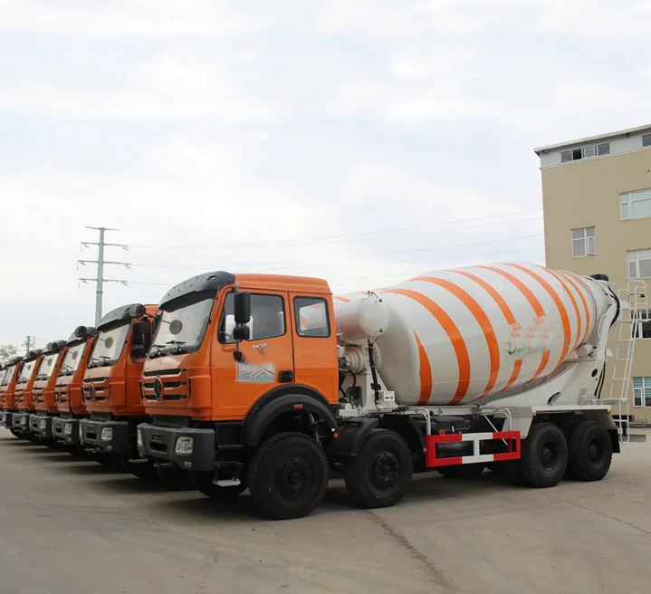  Высококачественная Износостойкая стальная Бетономешалка FOTON 8x4 14m3 для транспортировки бетона строительства