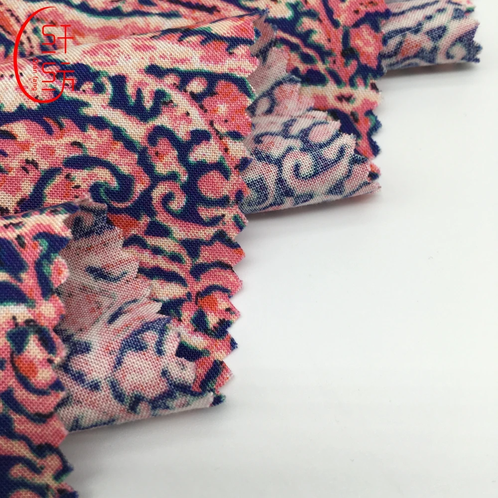 Wholesale hot woven rayon cheaper viscose fabrics cloths for african clothing fabric women nice dress