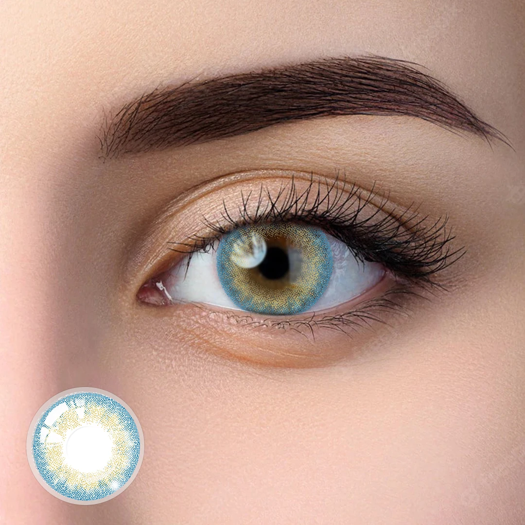 DSY2 Very Popular Green Yellow Brown Color Lens Hot Selling Wholesale Price Monthly New Arrival Color Contact Lens