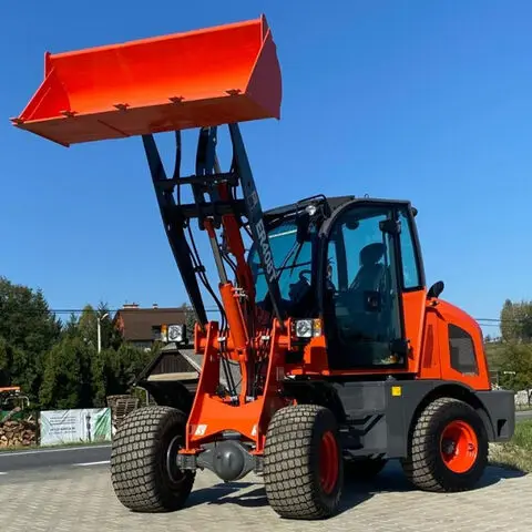 Chinese Everun New mini wheel loader ER408T 0.8ton Construction Machine Front Cabin Garden Farm Wheel Loader Machine