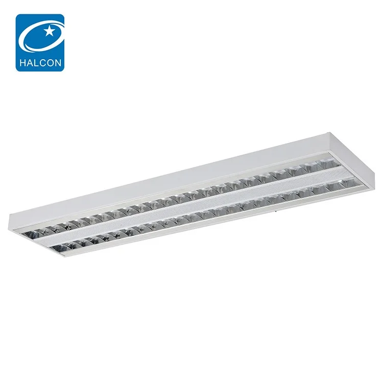 Factory Price Surface Mounted Office Troffer Light 30w 38w 58w Steel Sheet Led Grille Lamp