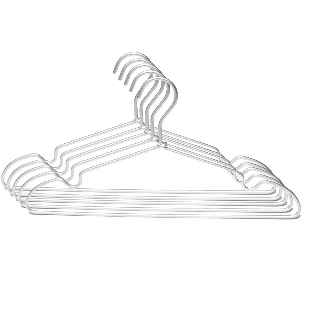 2022 new design durable metal hanger silver color clothes hanger