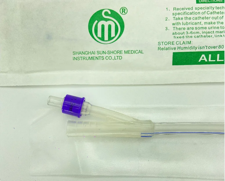 Silicone Foley Silicone Foley CatheterPrice Medical 2-Way Or 3-way Disposable Medical 100% Silicone Foley Cath